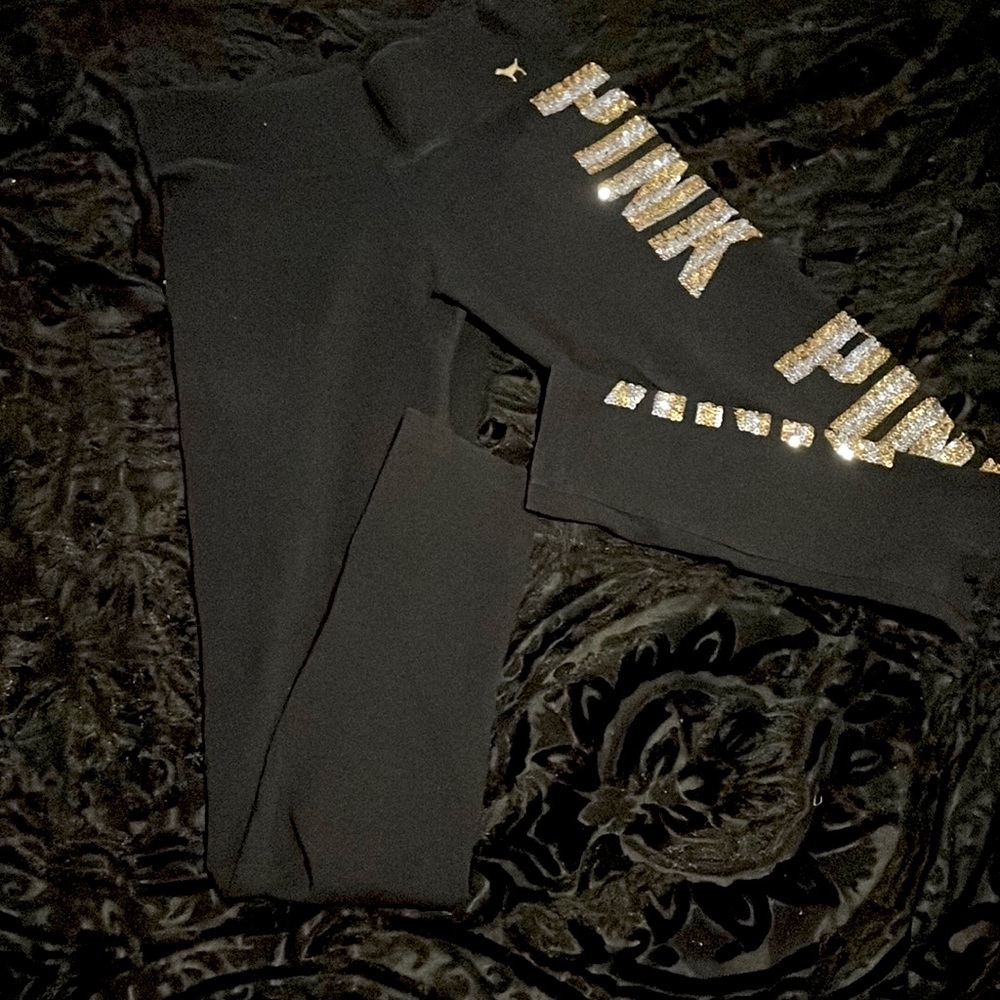 Victoria secret pink bling leggings